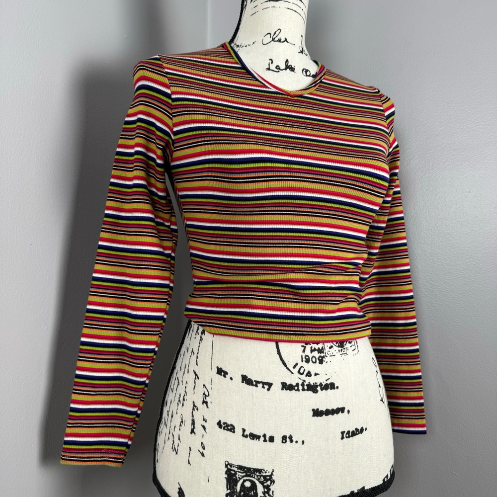 Striped Multicolor Women's Top